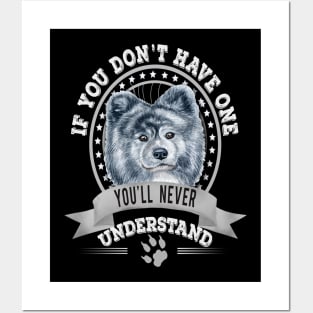 If You Don't Have One You'll Never Understand Funny Akita Inu long hair owner Posters and Art